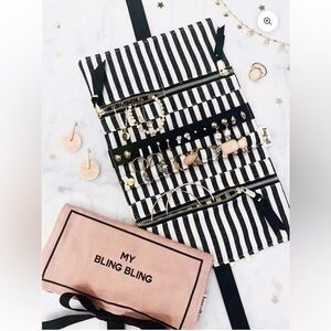 BAG-ALL JEWELRY ORGANIZER, TRAVEL POUCH, PINK/BLUSH